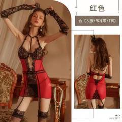 Guanyun sexy lingerie, sexy transparent tights, restraints, garters, passionate clothes, temptation uniforms, passion suits