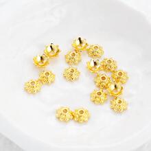 18K�~����ɫ������8mm�˰�ñ������diy����朶���Ʒ���