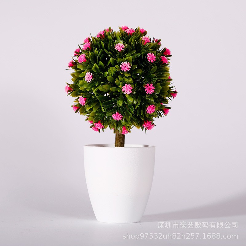 Simulación de plantas verdes, plantas en macetas, comercio electrónico, venta al por mayor, venta directa de fábrica, bola de hierba artificial de plástico, decoración del hogar, decoración del hogar image 20