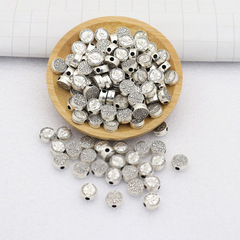 批發零售 外貿貨源 金屬圓珠子穿孔圓珠復古念珠手鍊項鍊飾品配件