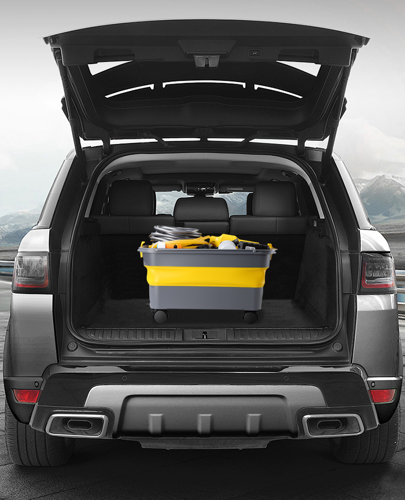 Premium Folding Water Bucket, Car Wash Water Gun, Amazon Tool, Portable Water Tank, Household Gadget, Special Cleaning Tool