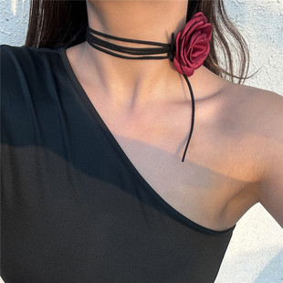 �W���羳�Ʒ�����ֹ�õ�廨�� �����L��DIY���ܽq��choker�i�