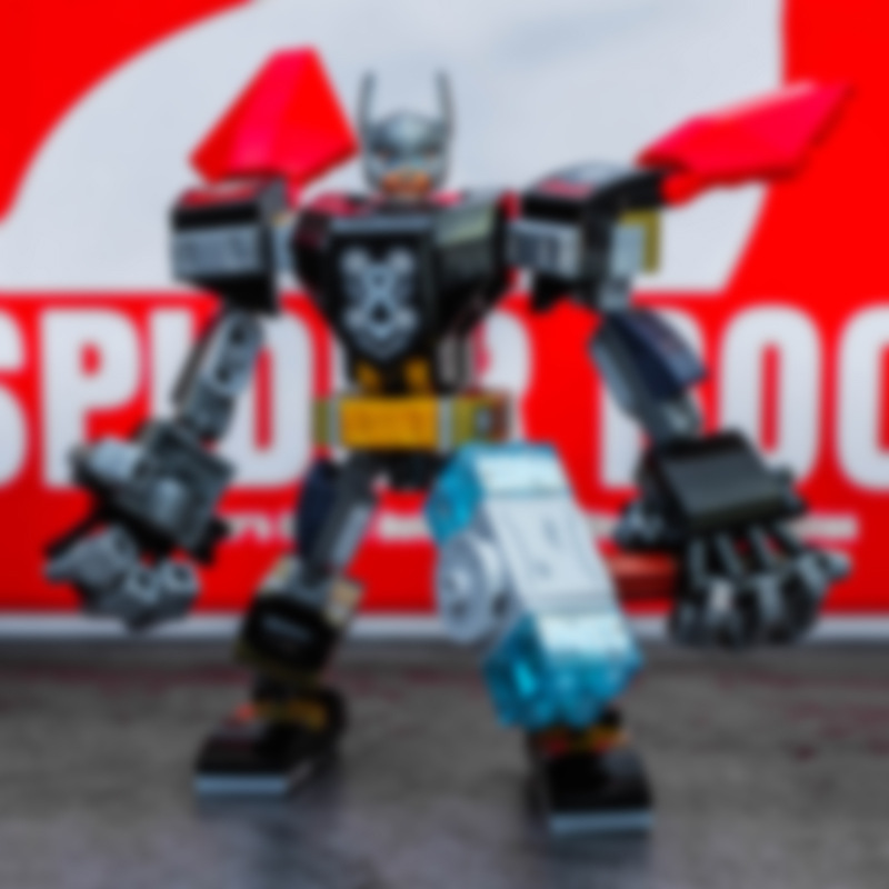 Foreign Trade Goods KSZ1013 Super Mecha Hero Thunder God Children's Educational Assembled Building Blocks Toy Gift