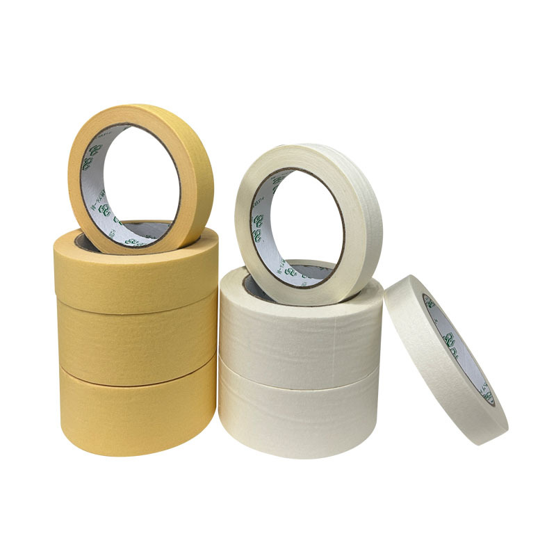 Los fabricantes venden al por mayor cinta de belleza, pintura en aerosol blanca de alta viscosidad, enmascaramiento, sin residuos, sin marcas, cinta de belleza desgarra a mano