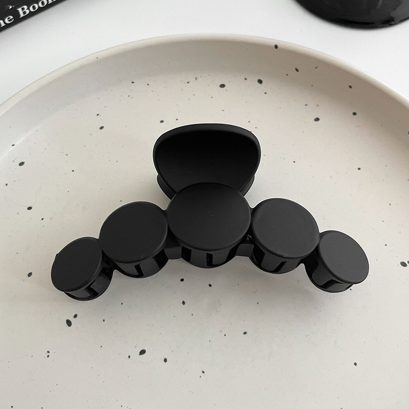 Horquilla de las mujeres de alto grado de pelo negro Clip tocado espalda Cabeza Grande updo tiburón clip 2024 Nueva horquilla