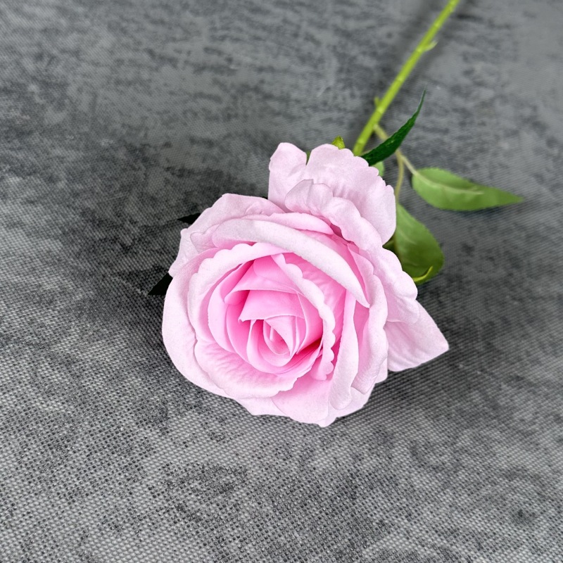 Rosas de tela única flores de tela