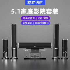 先科(SAST) a 16ホームシアター5.1オーディオセット家庭用テレビリビングの壁掛けスピーカー