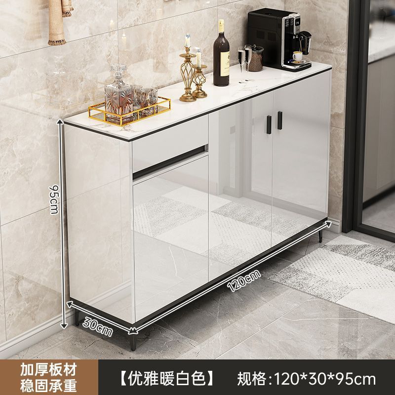 [3 개의 문과 1 개의 연기] 따뜻한 흰색과 검은 색 121cm