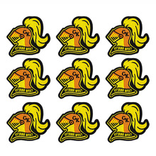 电脑绣花标服装辅料热熔胶补丁贴绣花章肩臂章胸章织唛布贴批发