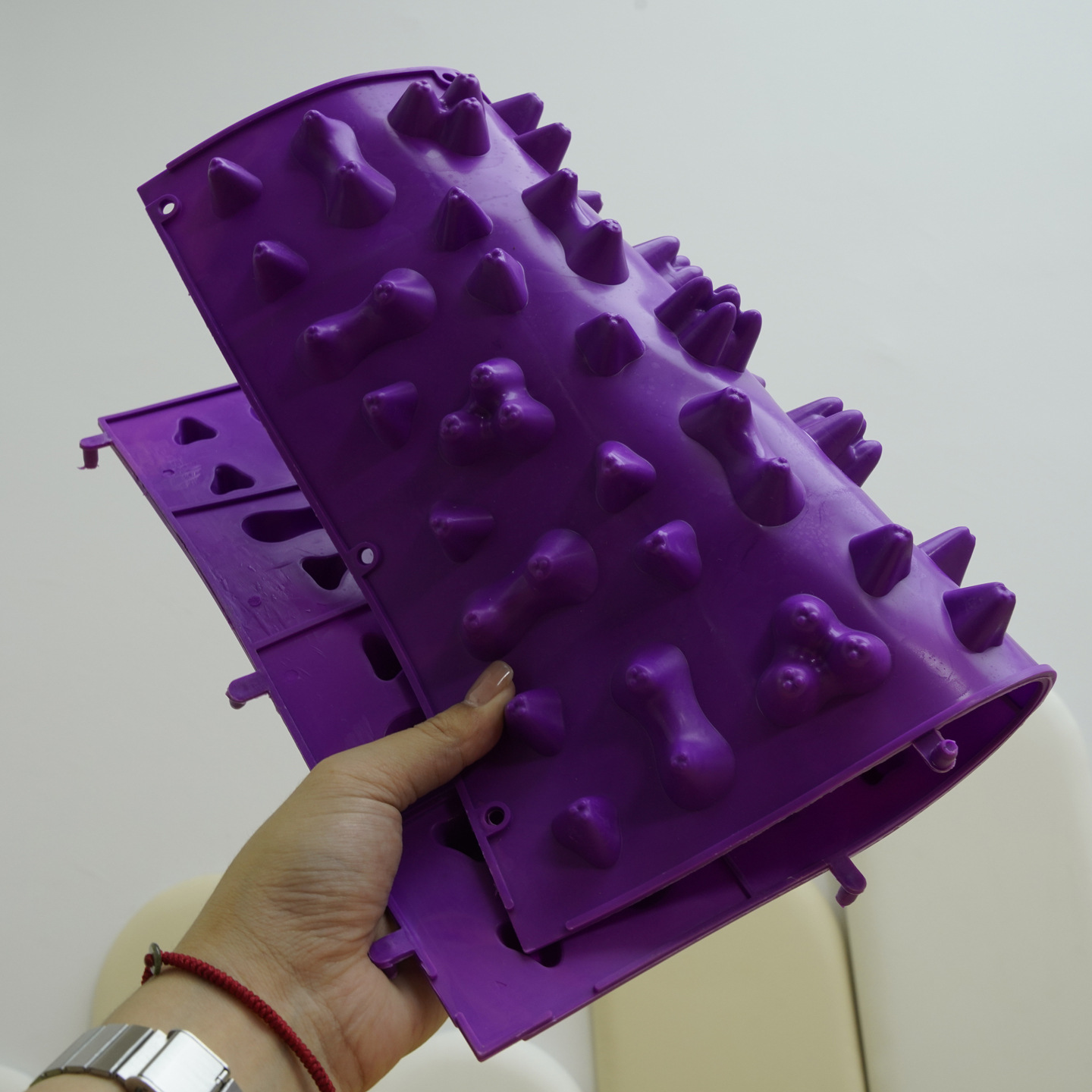 bambú brotes de bambú fingerpressing board para niños acupuntura almohadilla de masaje de plantar de los pies grueso fingerpressing board para el dedo de los pies almohadilla para el ultra-jogging