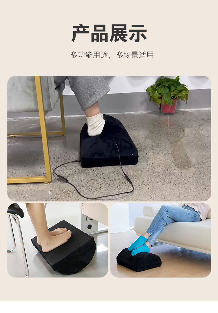 Cross-border Adjustable Height Heating Pillow Home Office Warm Pillow Multifunctional Heating Rest Pillow Heating Pillow