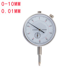 High-Precision 0-10mm Mechanical Dial Indicator Head + 22mm Dial Gauge Probe Set, Metric Thread M3 x 0.5