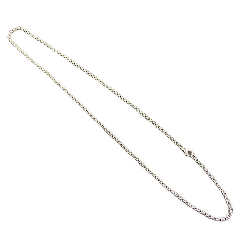 Stainless steel chain O-ring chain, 60cm long chain, stylish and minimalist DIY material sweater chain necklace accessories