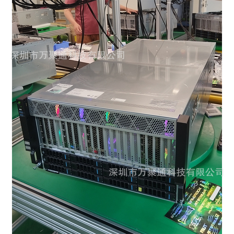 6U8卡5090支持俩颗至强4/5代处理器GPU服务器准系统深度学习主机