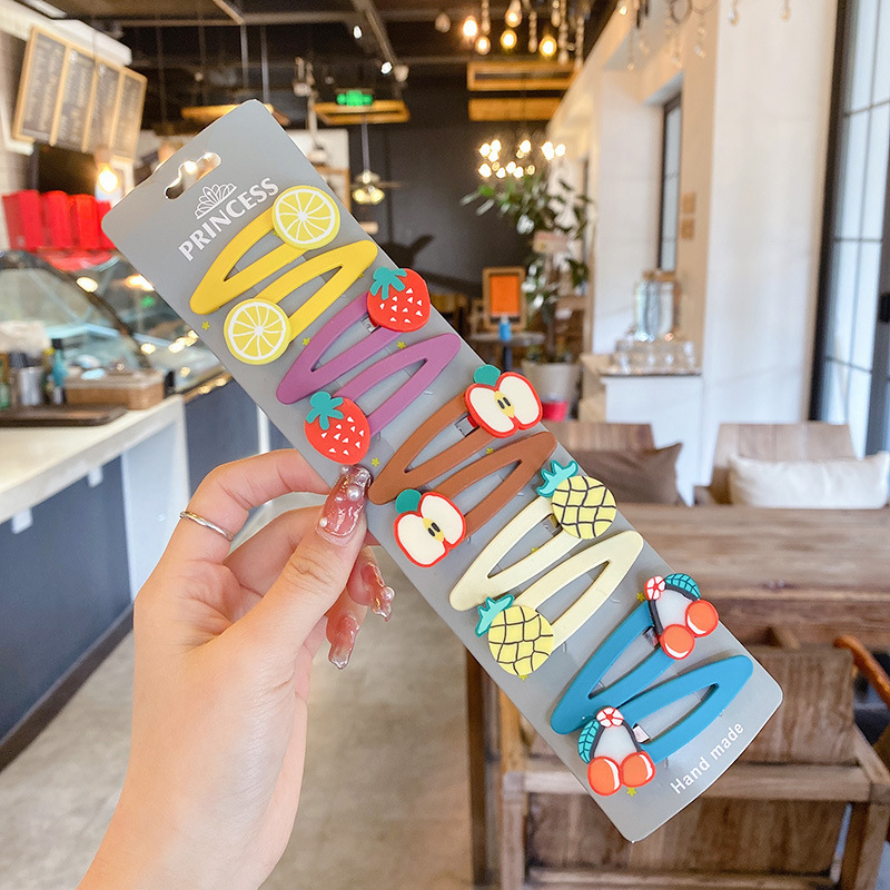 Clip de verano Corea del Sur lindo traje roto horquilla Accesorios para el cabello para niños