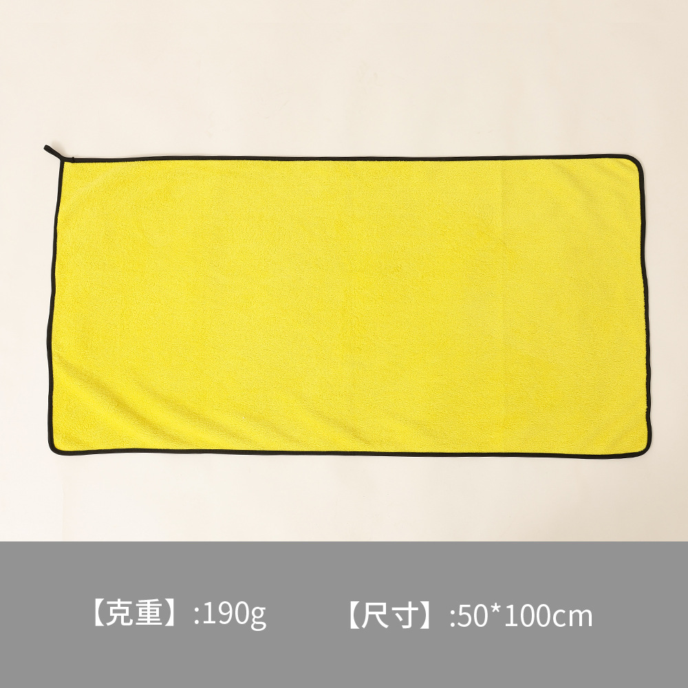 Toalla absorbente para mascotas engrosada perro gato Toalla de baño de secado rápido Toalla de baño de lana de coral suave venta directa de fábrica