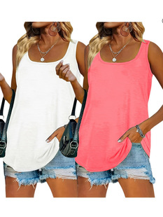 G 3147 Sleeves Square Neck Vest �o�䱳��