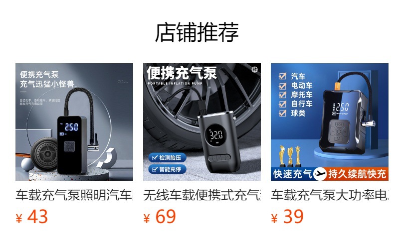 车载电动充气泵车载打气泵家车两用充气泵多功能高压气泵足球篮球气球打气筒户外多功能便携式车载充气泵详情1