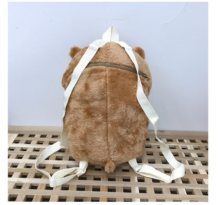 Cartoon Hamster Plush Hand Warmer Doll Bag Wholesale Nihaojewelry display picture 3