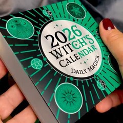 跨境新款2026 Witch's Calendar2026年女巫日历：每日魔法日历
