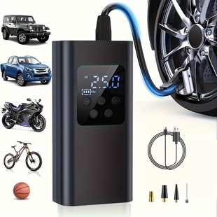 Car Air Pump Portable Bicycle Electric Car Tire Pump Air Pump Handheld Wireless Charging