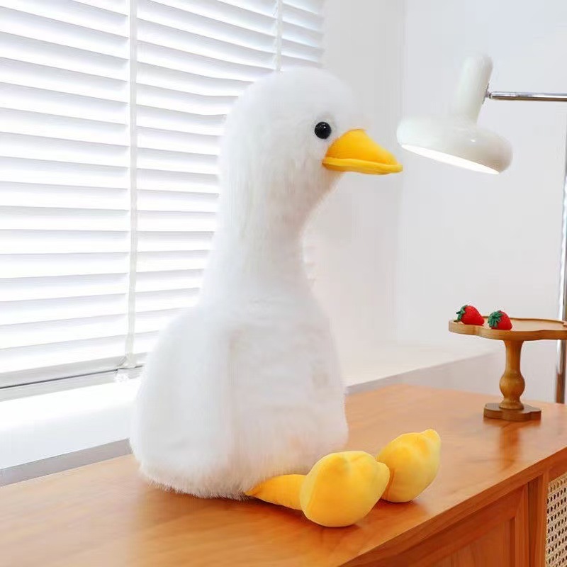 Sitting Goose White