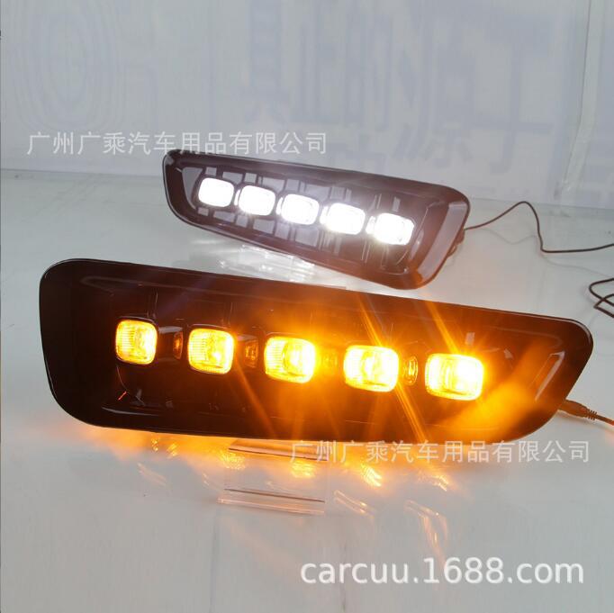 Adecuado para 17-20 Ford Raptor Luz de marcha diurna 16-18-19 Raptor F150 Luz de marcha diurna luz antiniebla delantera