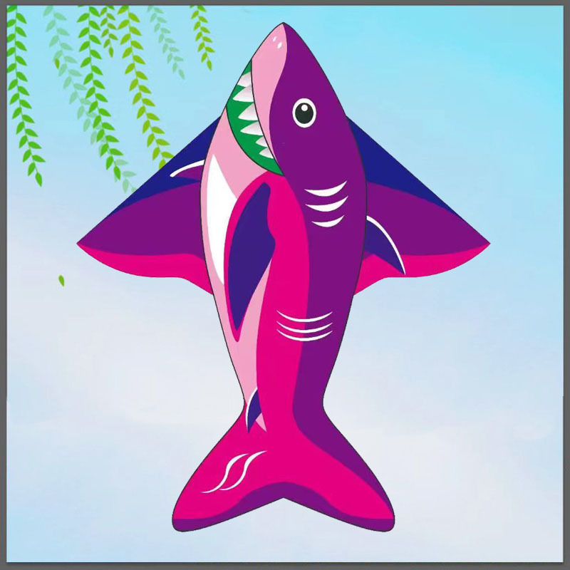 新款大錦鯉魚風箏鯊魚風箏海豚濰坊風箏批發紅色大鯉魚風箏