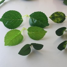 厂家插花配件小批量批发仿真花丝网花叶子牡丹玫瑰菊花等仿真花叶