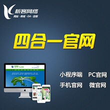 四网合一网站建设pc官网手机微网站小程序网站制作一条龙全包搭建