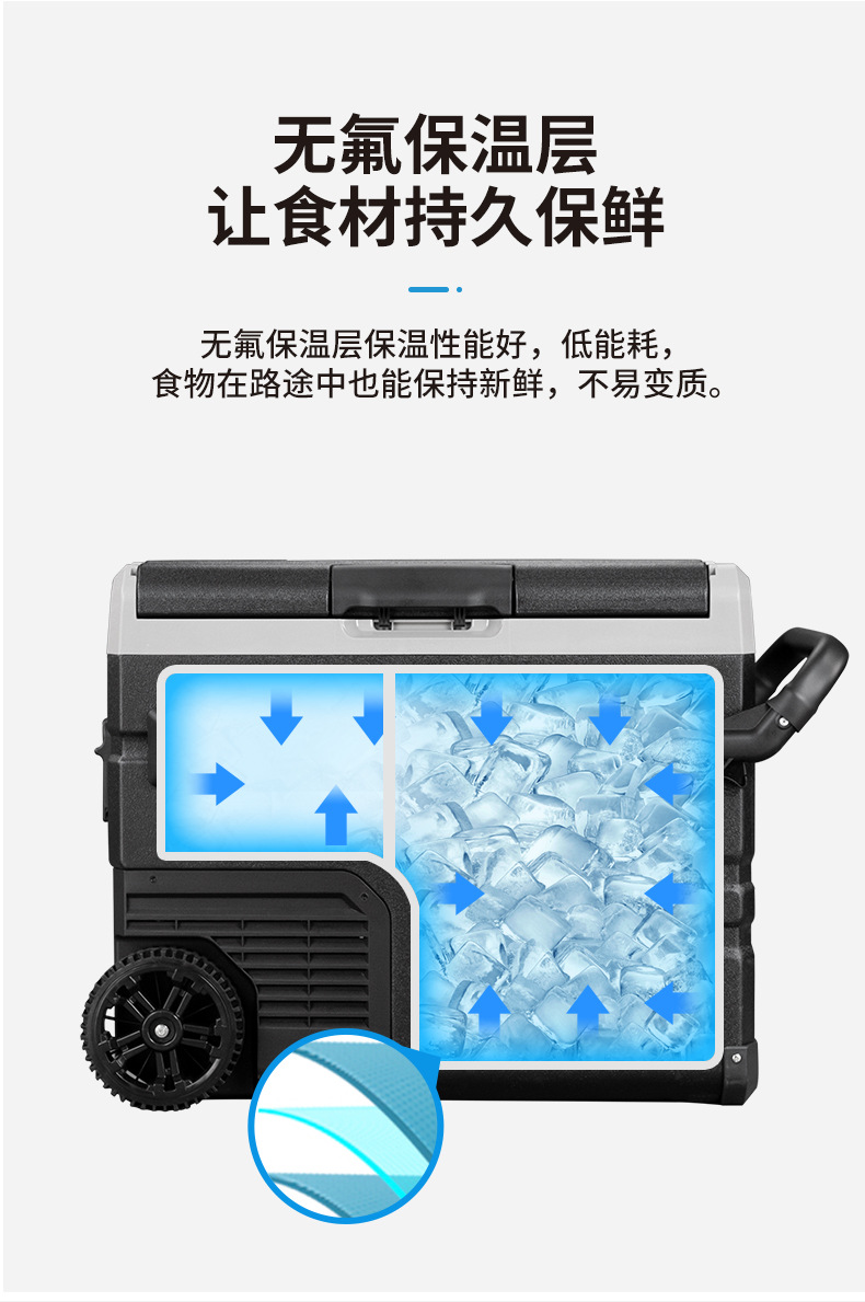 Ice Tiger Compressor Car Refrigerator Car Home Dual-use Refrigeration 12v24v Portable TWW35 Dormitory Small Refrigerator