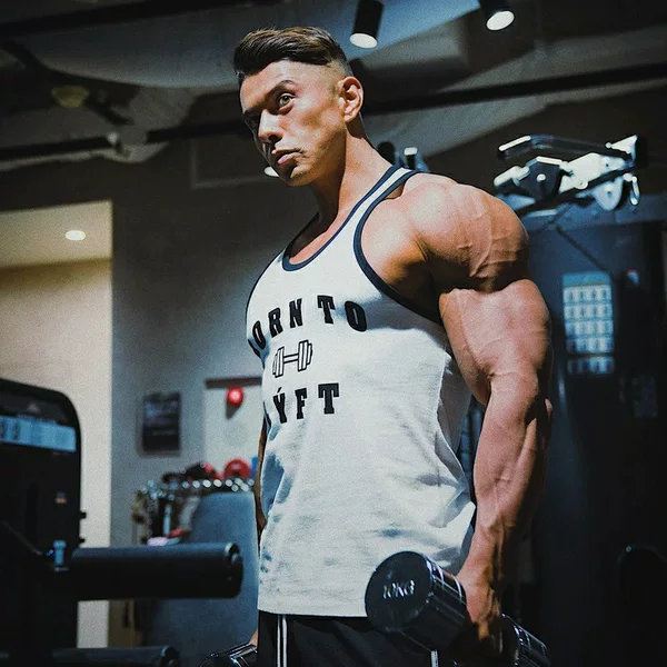 LYFT Muscle Fitness Family Summer New Fitness Vest Men's Running Casual Sports Sleeveless I-Shirt