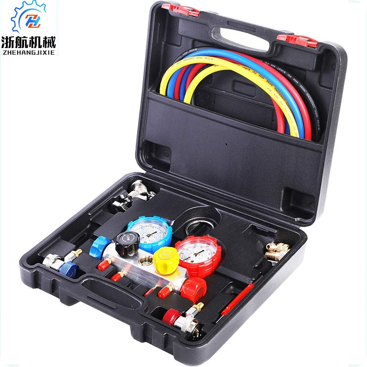 4-ходовой костюм для коллектора переменного тока, HVAC для домашнего использования R404A R410A R22