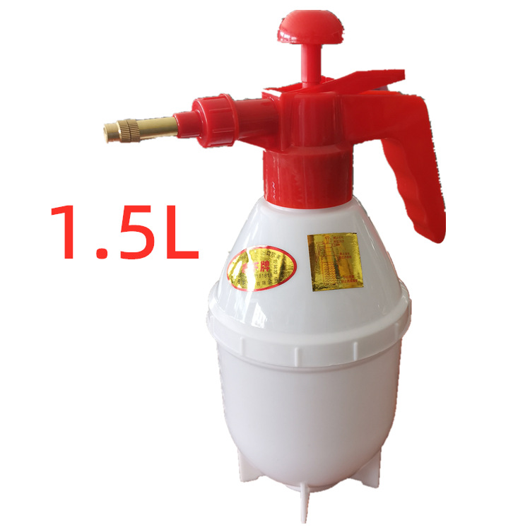 市下1.5L手动气压喷水壶园艺浇花浇水保湿塑料喷雾器手压喷壶|ru