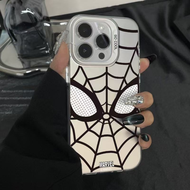 Funda de teléfono con diseño de araña de moda para Apple 17 Pro Max, funda energética personalizada para iPhone 16/15/14, texto 13