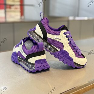 ���֕r����Ь2026���ļ�ƴɫ�W��͸���\��Ь��׳�������Ь��