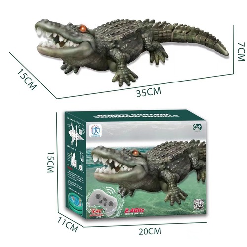 Cross-border new product remote control crocodile charging simulation electric fish remote control machine fish shark summer children's water play toy