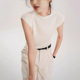 Super recommend! Spring and Summer New Soft Skin-friendly Sweater Half-turtleneck Slim-fit Knitted Sleeveless Vest