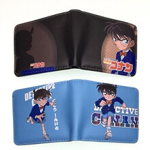 名侦探柯南学生钱包男女生儿童钱夹卡包简约短款卡通零钱包皮夹