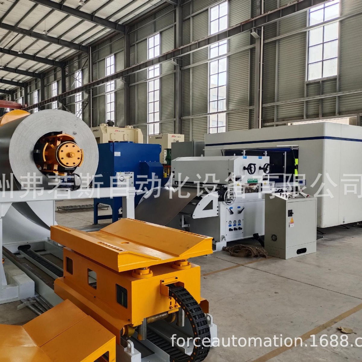 HZFORCE中板三合一送料机  6mm厚板三合一数控送料机（自动整平）