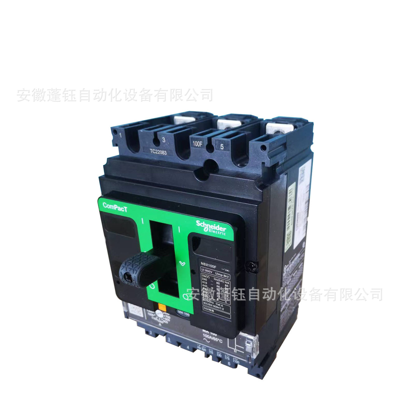 塑壳断路器NSX100F MA100 3P3D C10F3MA100电动机保护