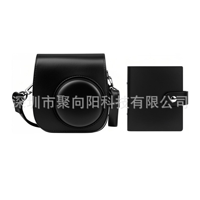 Suitable for Polaroid Instax Mini 11 12 9 Pu Leather Camera Bag Photo Album Set Protection Set