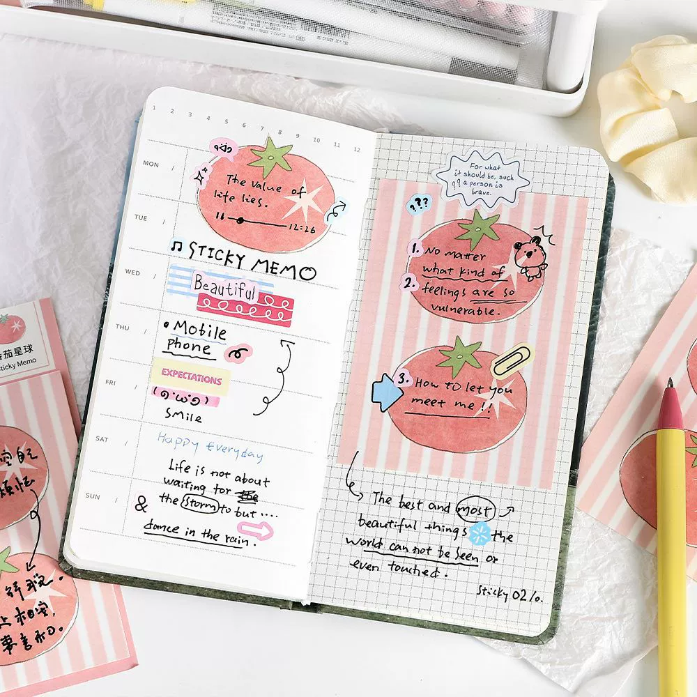 Infeel.Me Star Notepad Series Writing Paper Post-it Notes Korean Ins Style Student Note Message Paper