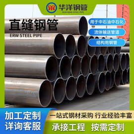 直缝焊管国标现货可出口加工大口径流体输送钢结构专用直缝钢管