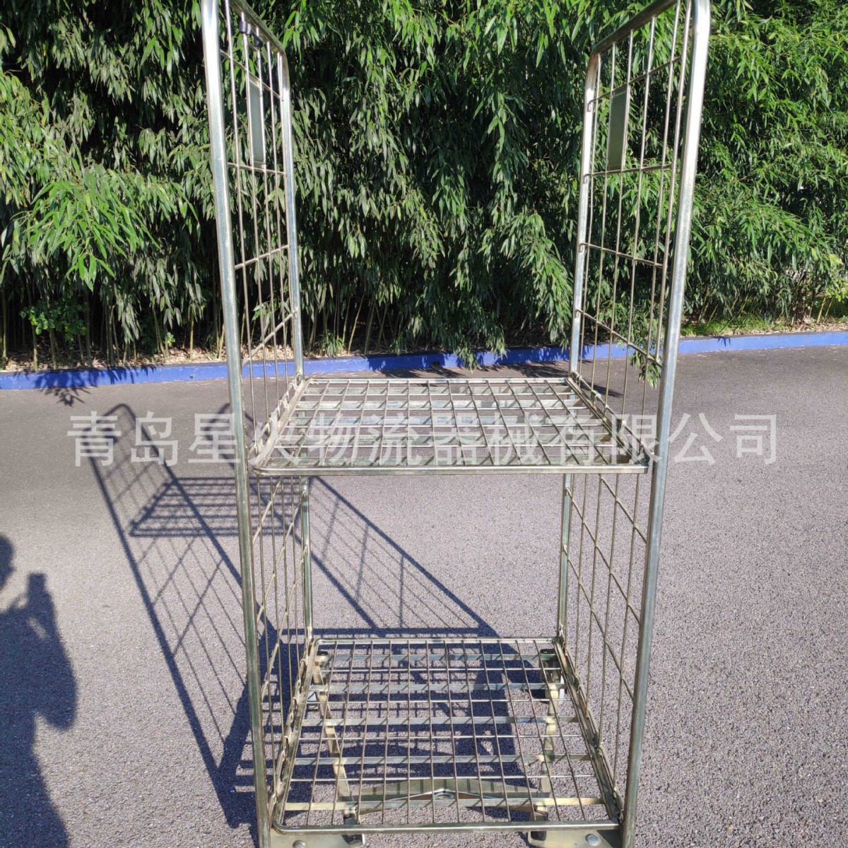 供应可折叠物流两面台车