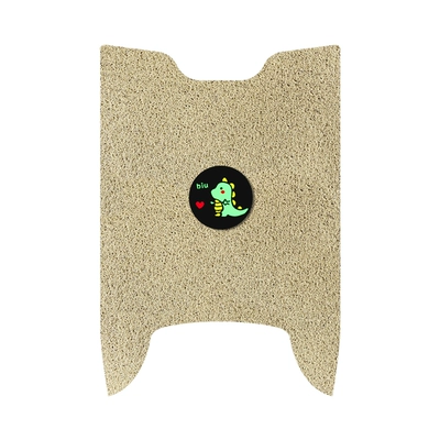 Electric vehicle foot mat Sky Foot Mat CE Edition Electric - billiard-super-s-cangqiong-feet-beige-little-dinosaur-comes-with-velcro