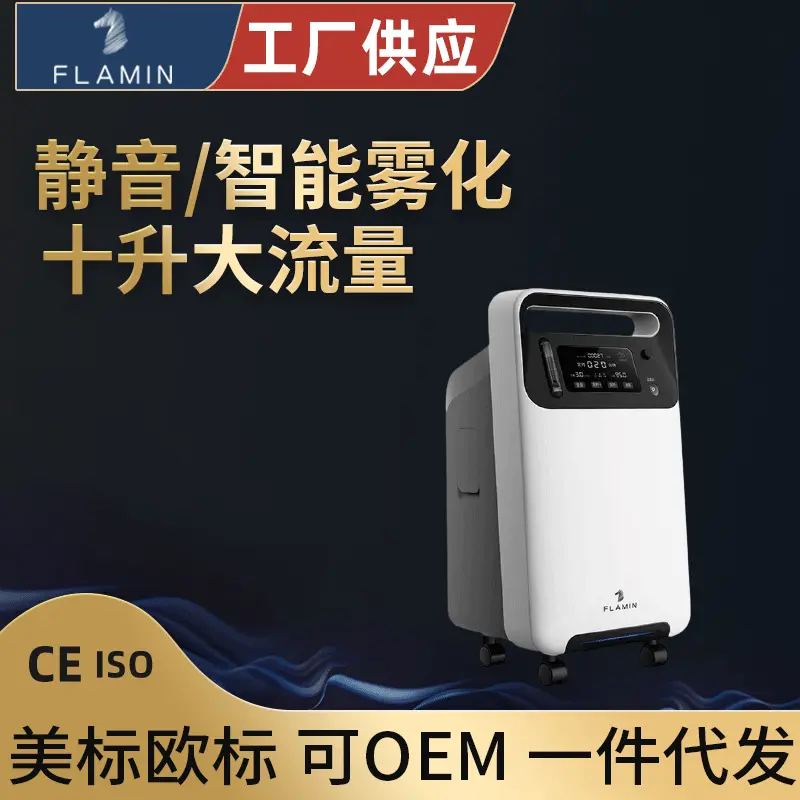 商用静音雾化制氧机 吸氧器家用低噪音吸氧制氧机 老人医疗氧气机