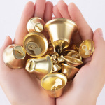 复古喇叭铃铛圣诞钟铃铛配件手工diy饰品金色开口铃铛挂件批发