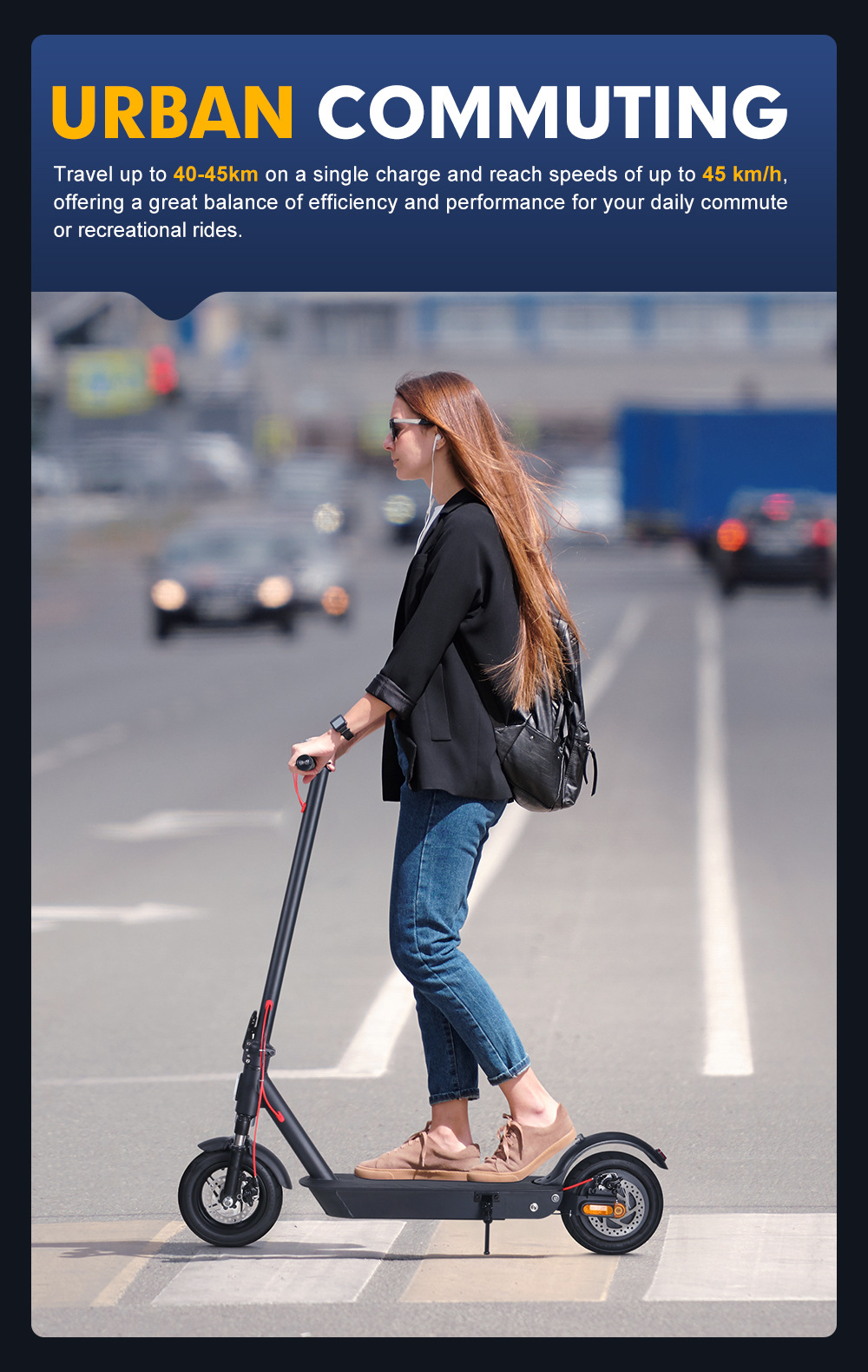 Electric Scooter MK086 High-Power Foldable Scooter Overseas Warehouse Delivery and Wholesale for Europe, America, Australia, and Brazil