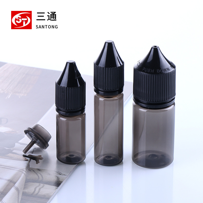 现货10ml注油瓶滴瓶30毫升pet塑料分装瓶尖嘴挤压60ml颜料瓶子